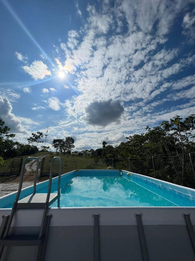 Cabana Campestre Con Piscina En La Hacienda Napoles Doradal Bagian luar foto